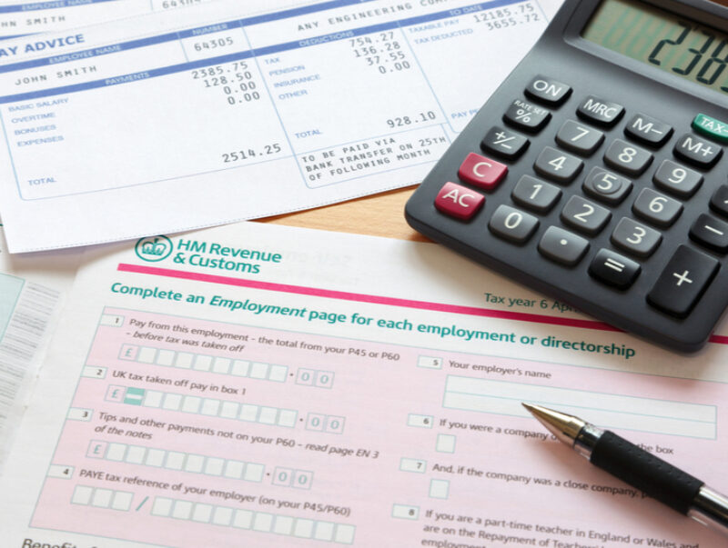 HMRC tax return forms